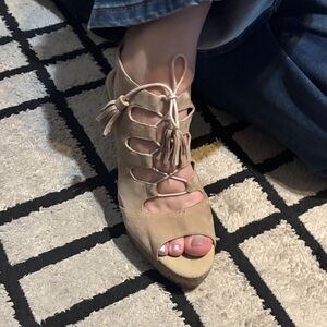 Kanna Tan Lace-Up Women's Boots